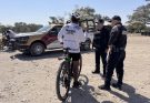 Brinda Guardia Estatal seguridad durante rodada ciclista en la carretera Tula–Ocampo