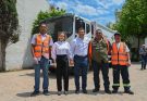 Entrega Lalo Gattás nueva unidad de recolección de basura y anuncia adquisición de dos más.