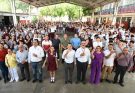 Alcalde Lalo Gattás Báez inicia obra en Secundaria Técnica 54.