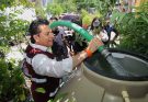 Encabeza alcalde Gattás operativo emergente de abasto de agua en Victoria.