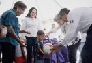 Américo y María de Villarreal llevan atención integral a las familias de Nuevo Morelos