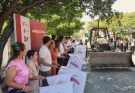 Inicia alcalde Lalo Gattás nueva obra asfáltica en la Ampliación Las Playas.