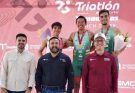 Conquistan el Triatlón Tamaulipas Eduardo Núñez y Fernanda Salazar