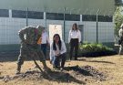 Entrega Gobierno de Tamaulipas 200 árboles al 77/o Batallón de Infantería