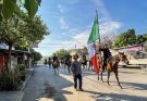 Agrupamientos Canino y Montado de la Guardia Estatal se preparan para el desfile patrio
