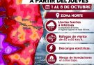 Protección Civil mantiene vigilancia ante periodo de lluvias y el ingreso del primer frente frío de la temporada