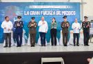Clausura Secretario General de Gobierno exposición militar La Gran Fuerza de México en Tampico